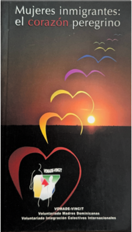 Portada del libro “Mujeres inmigrantes: el corazón del peregrino”, publicación de VOMADE-VINCIT